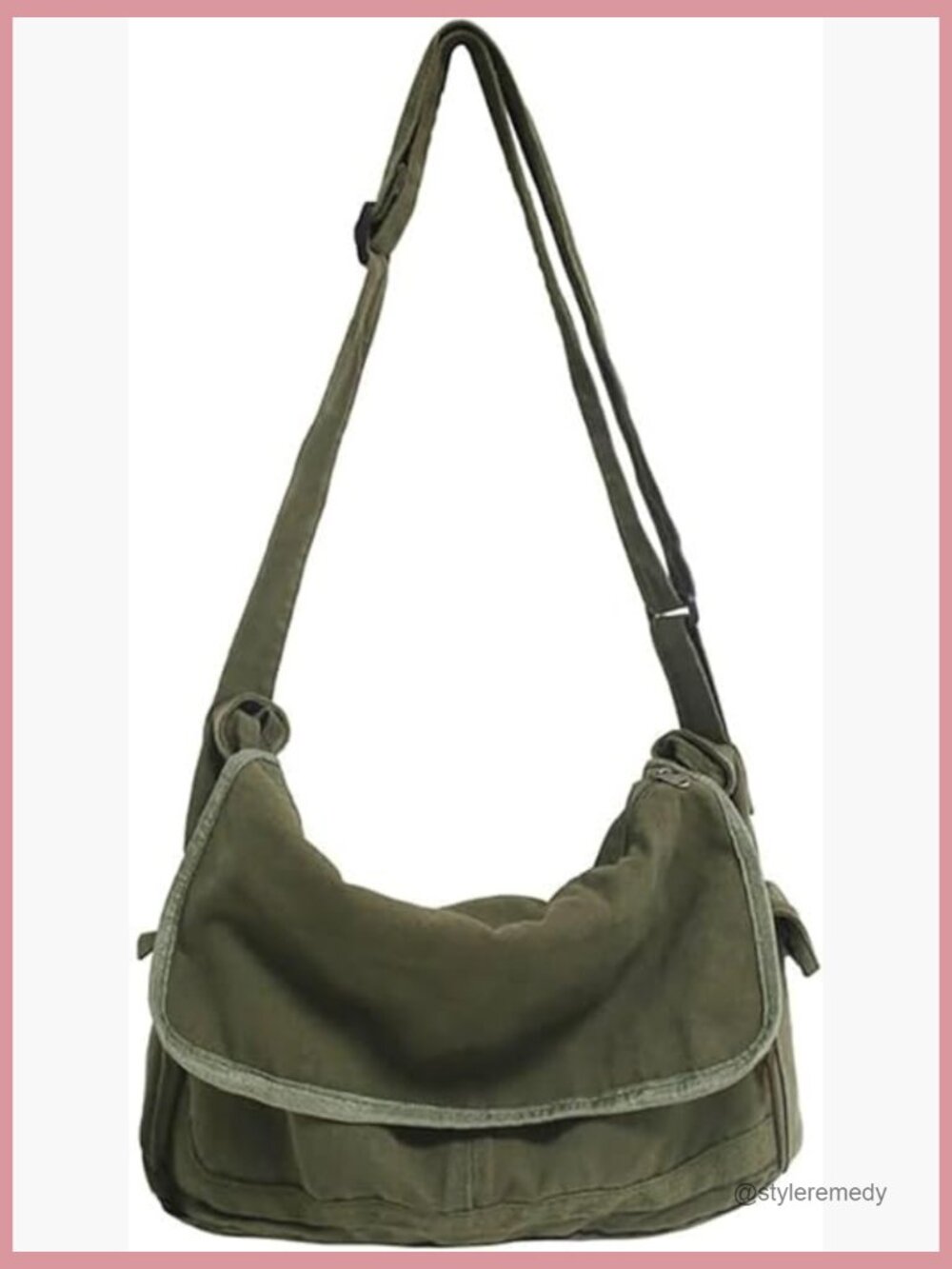 Canvas Messenger Bag Shoulder Crossbody Satchel Unisex